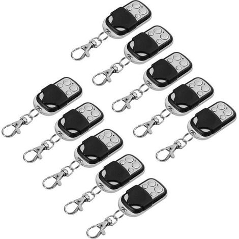 Télécommande Universelle 10 Pcs Hs642 Pour Ouvre-porte De Garage 433mhz