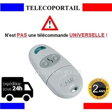 Télécommande Came Top432 Na 2 Canaux 433.92 Mhz Compatible Top432