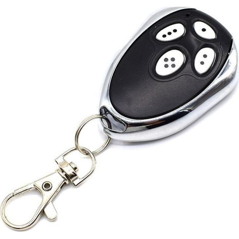 Beyamis Télécommande À Code Tournant At-4 Pour Porte De Garage, Porte Sectionnelle, Alarme De Porte Automatique, Télécommande Sans Fil 433 Mhz