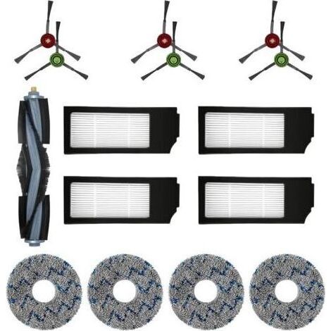 15-teiliges Set Inklusive Filter, Bürste Und Reinigungstuch Für Ecovacs Deebot T20 Omni, T10 Omni, Deebot X1 Omni, X1 Turbo Und X1 Plus Saugroboter (dengyank)