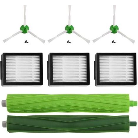 Zubehörset Kompatibel Mit Roomba E5 E6 I1 I3 I3+ I7 E5154 E5158 J7 - Komplettes Ersatzteilset - Enthält Ersatz-seitenbürsten, Filter Und Extraktionswalzen