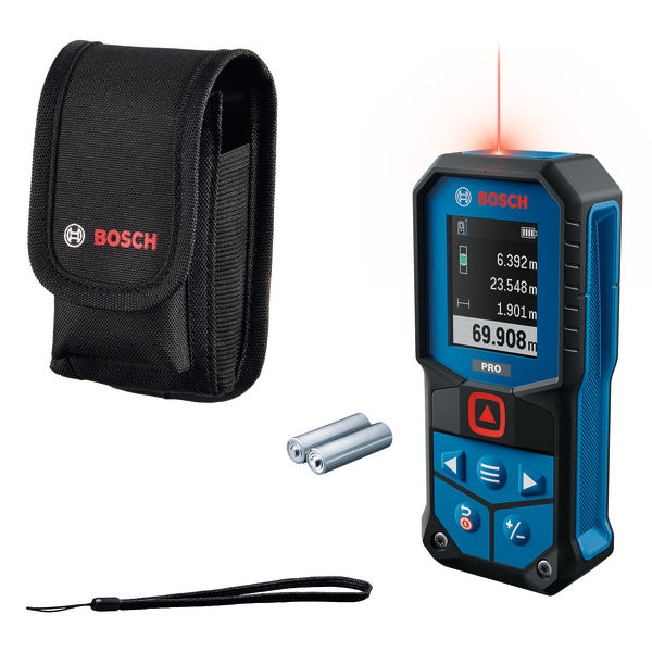 Bosch Laser-entfernungsmesser Glm 70-32, Grün Bis 70 M In Tasche