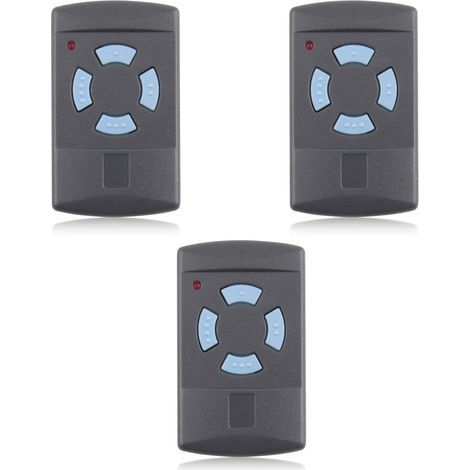 Télécommande De Garage Hsm4 868 Mhz Télécommandes , 4 Boutons Couleur Bleue Remplacer Les Émetteurs Hormann 868 Mhz Hs4 Hsm2 Hsp4 868 Hs1 868 Tubauto Hsm4 868 Tubauto Hs4 868fréquence , 3pack