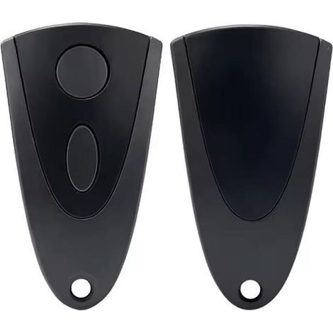 Télécommande Portail 433,92 Mhz – Compatible Novoferm Novotron 502 Max43-2, 512 Mix43-2 – 2 Canaux – Lot De 2 – Noir - 92mhz