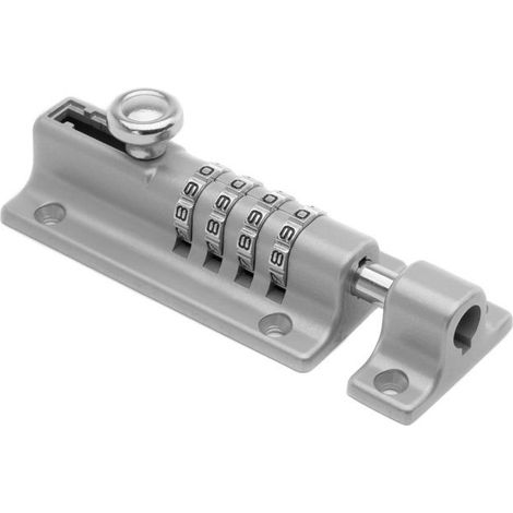 Cyslmuk – Verrou À Combinaison 4 Chiffres – Serrure Mécanique Sans Clé – Alliage De Zinc Résistant À L'Usure – Installation Verticale/horizontale