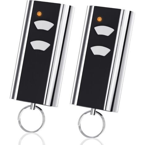 Hoxileeleo - Télécommande De Porte De Garage 433,92 Mhz – Lot De 2 – Compatible Avec Normstahl Rcu 433-2, Rcu 433-4, Ea433 2km – Code Tournant