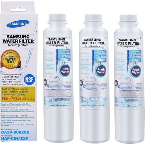 Hoxileeleo – 3er-pack Kühlschrank-wasserfilter Da29-00020b – Kompatibel Mit Samsung Da29-00020b, Da29-00020a, Haf-cin/exp, Nsf 42, 53 Und 401
