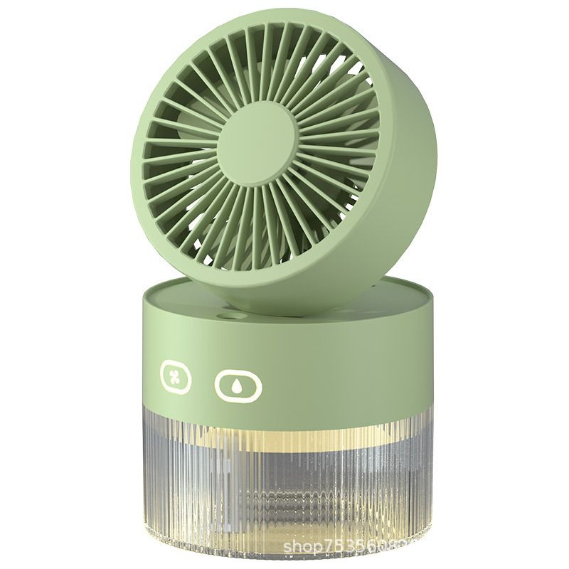 Irovami Turbo Fan: Mini-usb-tischventilator Mit Sprühfunktion, Faltbar Und Tragbar, Ideal Für Zuhause, Büro Und Reisen.