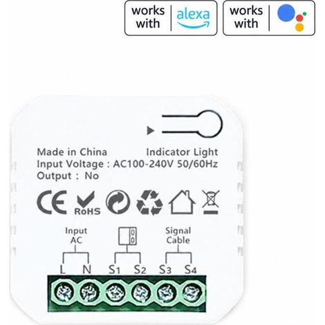 Irovami Ouvre-porte Garage Zigbee Tuya – Contrôle À Distance – Idéal Pour Maison, Garage, Domotique