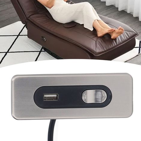 Commande Pour Canapé Électrique, Mécanisme De Levage, Télécommande, Moteur De Tige De Poussée, Système De Levage Télescopique, Commande Filaire, Prise Usb, Port De Charge, Norme Américaine 100-240 V