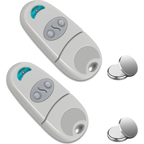 Lot De 4-433,92mhz Telecommande Portail, 2 Canaux, Telecommande Porte De Garage Pour Top-432na/ev/ee (2pcs)