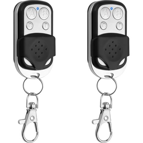 10 Pièces Telecommande Universelle Portail 433,92 Mhz Télécommande Garage Code Fixe Bip Portail Universelle Sans Fil Compatible 4 Boutons Touches Copieuse Pour Voiture Et Porte De Garage