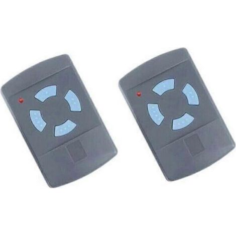 Lot De 2 Télécommandes De Porte De Garage Sdre Hsm4 868 Mhz À 4 Boutons. Remplace Les Émetteurs Hormann 868 Mhz Hs4, Hsm2, Hsp4, Hs1, Tubauto Hsm4 Et Hs4.