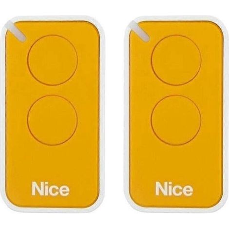 Émetteur Nice Era Inti. 2 Canaux, 2 Pièces, Jaune.
