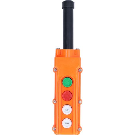 Télécommande Filaire Pour Palan À Chaîne Crane, Bouton Poussoir Étanche, Boîtier De Commande Manuel 220v/500v 5a, Interrupteur À Distance Résistant À La Pluie