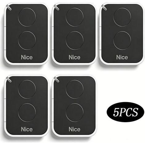 Lot De 5 Télécommandes Nice Era-one On2e. Fréquence : 433,92 Mhz