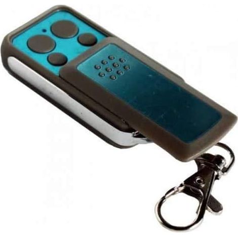 Télécommande De Portail 4 Boutons - 1 Pièce - Gris - Fréquence 433,92 Mhz - Pour Garage Et Portail