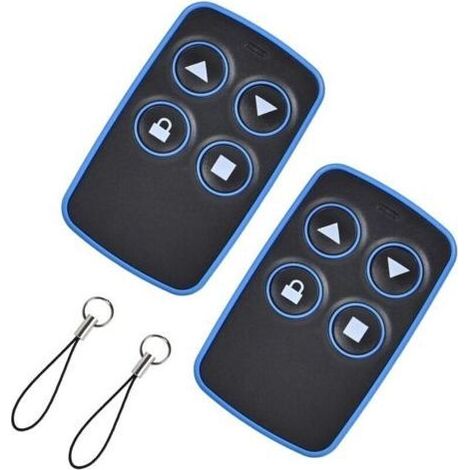 2 Télécommandes Universelles Pour Portails Et Portes De Garage – Copieur De Télécommandes 4-en-1 Avec Signal Sonore, Compatible Fréquences 300–915 Mhz, Pour Reproduire Facilement Les Télécommandes Exi