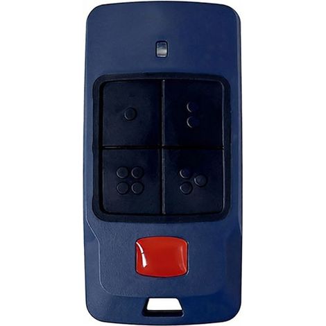 Télécommande Sans Fil 433 Mhz Avec 4 Boutons, Compatible Fréquence Universelle 280–868 Mhz, Pour Portails, Portes De Garage Et Systèmes Domotiques – Fonctionne Avec Récepteurs Bft, Nice, Somfy Et Autr