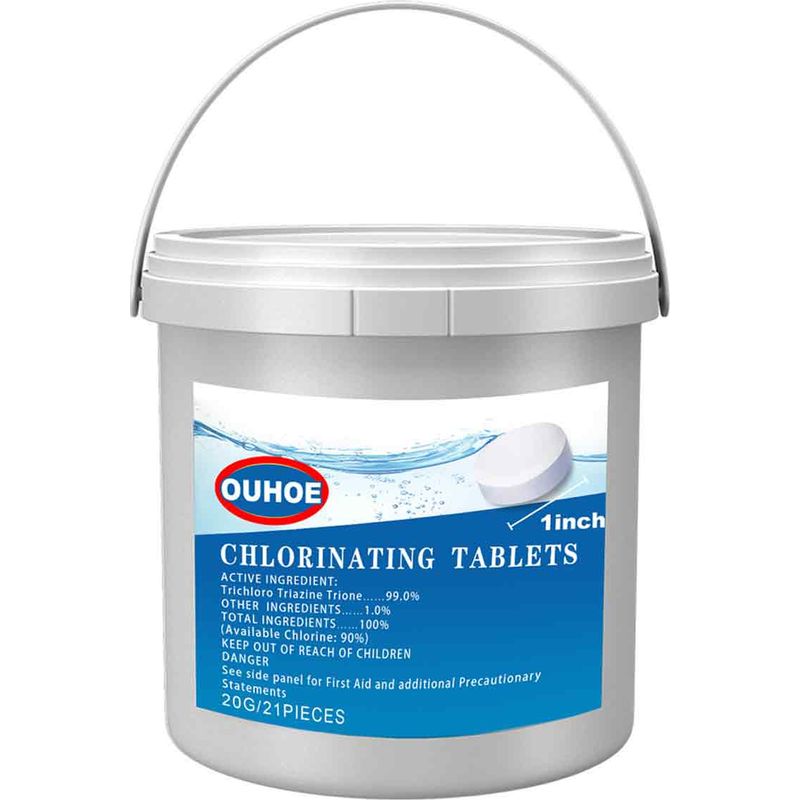 Chlortabletten – Langsam Auflösend, Uv-stabilisiert – Für Schwimmbäder, Whirlpools, Jacuzzis Und Badewannen – 1-kg-packung