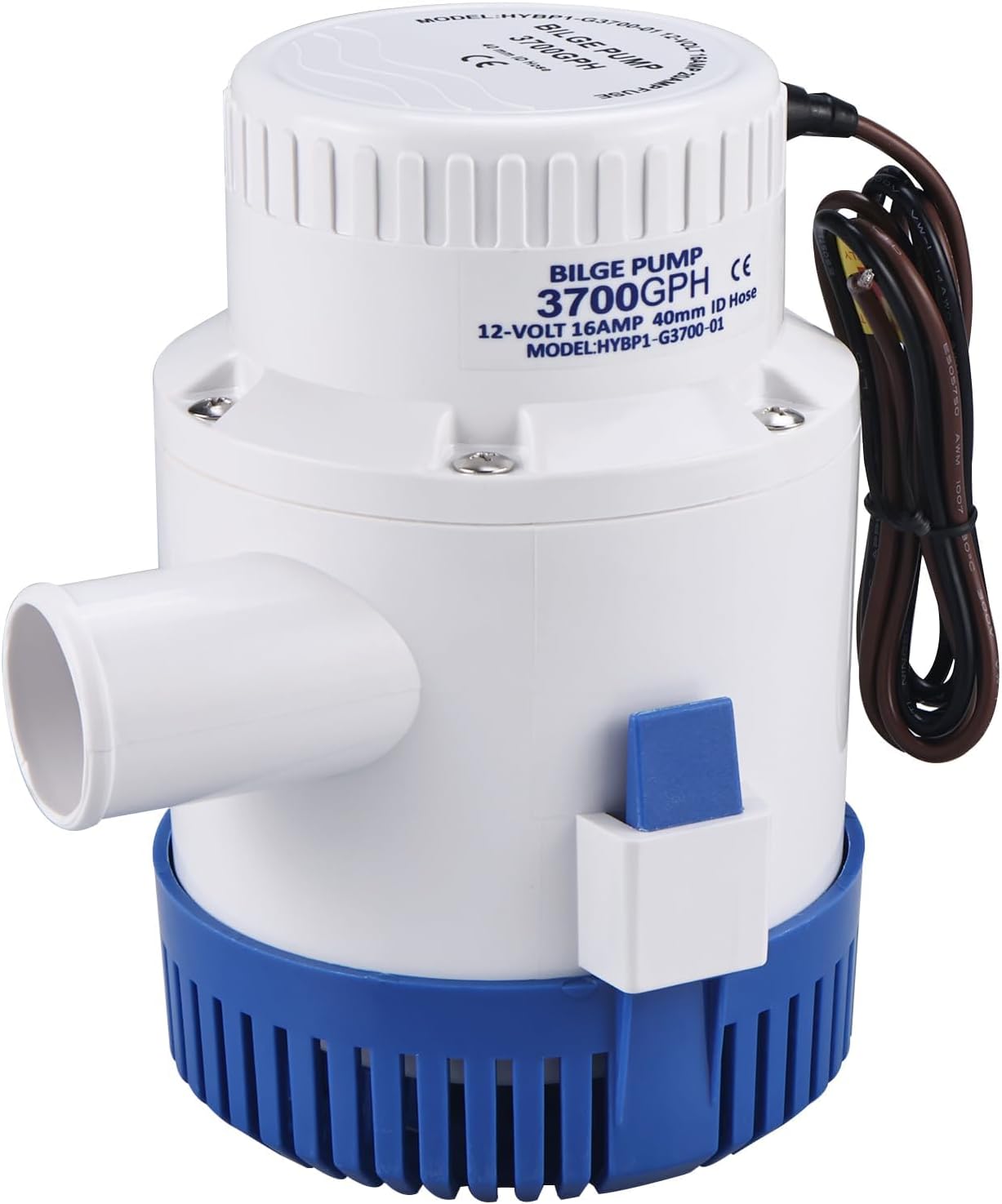 12v 235 Lpm Tauchpumpe, 40mm Wasserpumpe, Bilgenwasserpumpe Für Wohnwagen, Camping, Boote, Fischerboote, Kleine Pools Und Springbrunnen