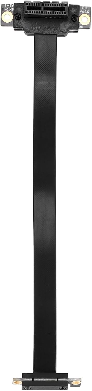Pcie X1-verlängerungskabel, Dual Pcie 3.0 X1 Auf X1 Rechtwinkliges 90°-verlängerungskabel, 8 Gbit/s Pci Express 1x-karte, 20 Cm