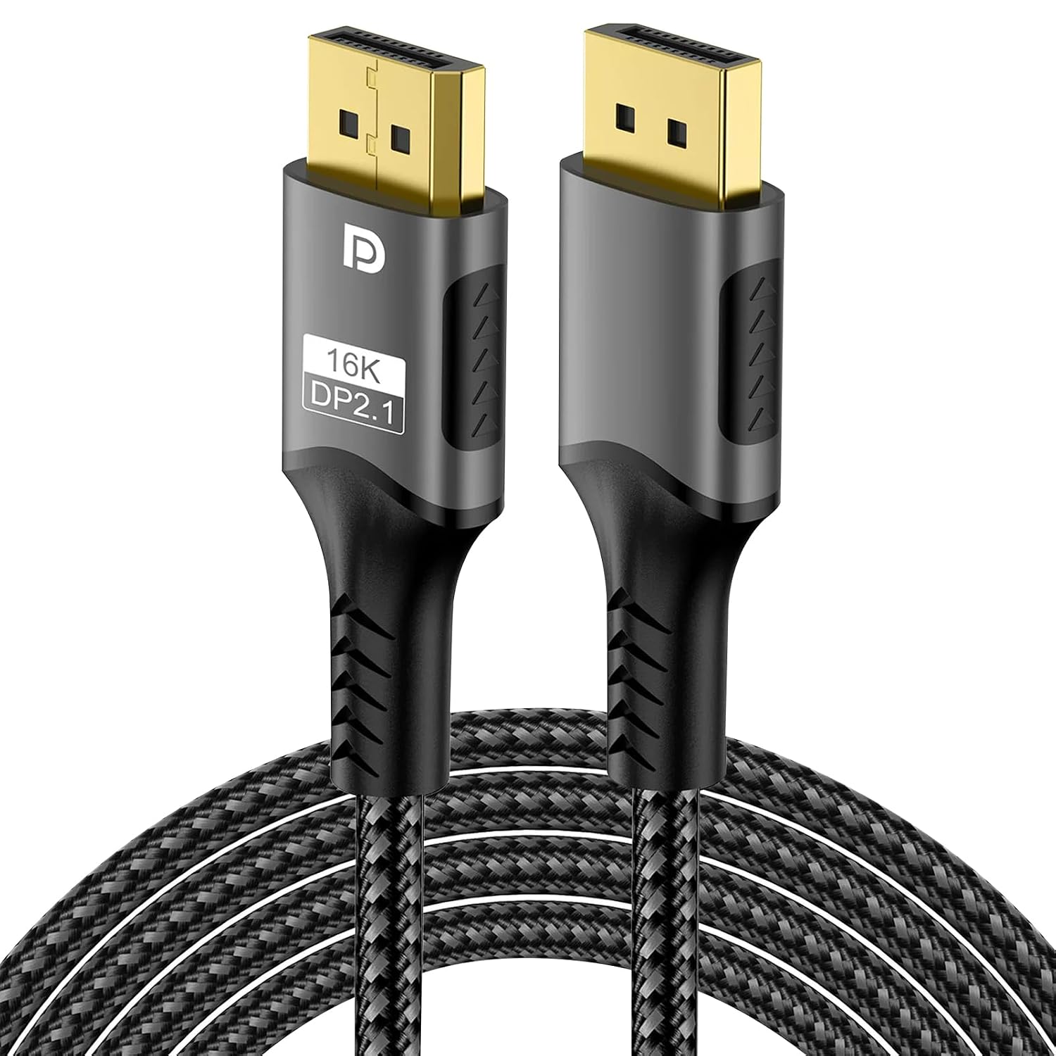 16k Displayport 2.1-kabel, 2 M, Dp-kabel, 54 Gbit/s, 16k@60hz, 8k@120hz, 4k@240hz Für Freesync Und G-sync, 360hz Gaming-monitor, Pc 5090 7900xtx