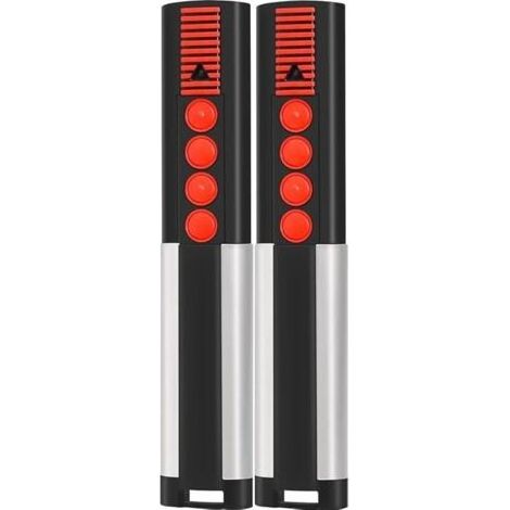 Pair 868mhz Télécommande Porte De Garage,2 Pcs Telecommande Portail Pour Somm-4020 Tx03-868-4, 4026 Tx03-868-2, 4020v000, 4026v000, 4 Canaux, Émetteur Manuel Pour Porte De Garage