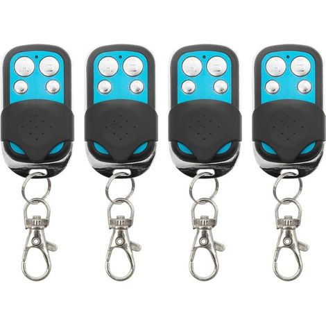 Télécommande Duplicateur 433,92 Mhz - Pour Portail Porte Garage Volets Roulants - Compatible Puce 2262 1527 Ht600 - 4 Boutons