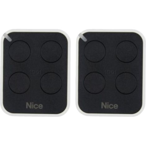 2 Pièce Télécommande Portail - 4 Canaux - Fréquence 433,92 Mhz - Rolling Code - Pour Motorisation Portail Et Porte De Garage - Dimensions 45 X 56 X 11 Mm