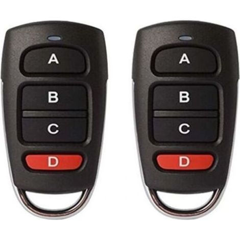 Telecommande Portail - 433,92 Mhz - Clonage Sans Fil Auto-copie - Pour Portes Roulantes Et Portails - 2 Pièces