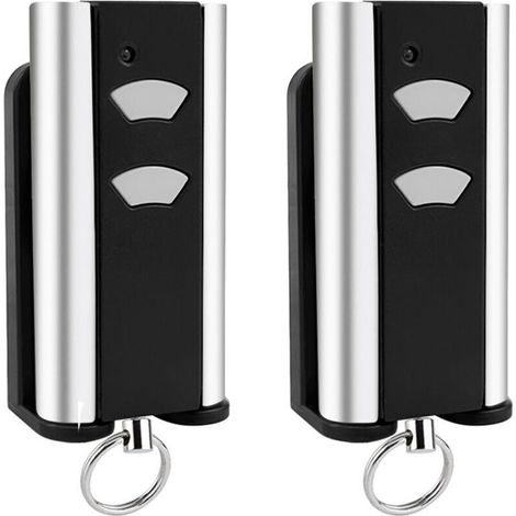 2 Télécommandes Porte Garage - 433,92 Mhz - Rolling Code - Compatible Normstahl Entrematic Rcu433 - 6,8 X 3,2 X 1,4 Cm