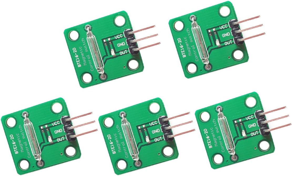 5 Stück Magnetischer Reed-schalter (elektronische Komponente)