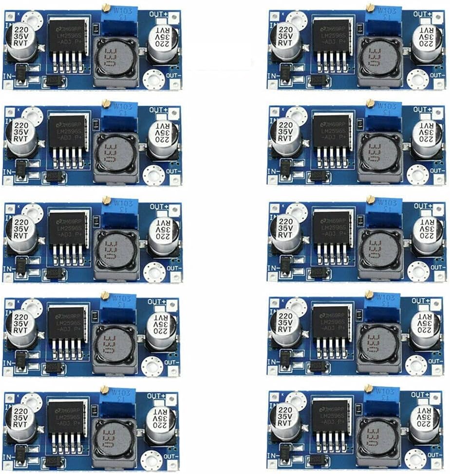 10 Stück Dc/dc-hocheffizienz-spannungsregler 3,0–40 V Auf 1,5–35 V Abwärtswandler Diy-netzteilmodul