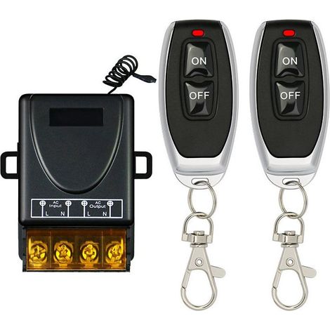 Télécommande Sans Fil Pour Moteur De Pompe Électrique Triphasé Haute Puissance 30 A. Télécommande Unidirectionnelle Traversant Les Murs - 2 Unités