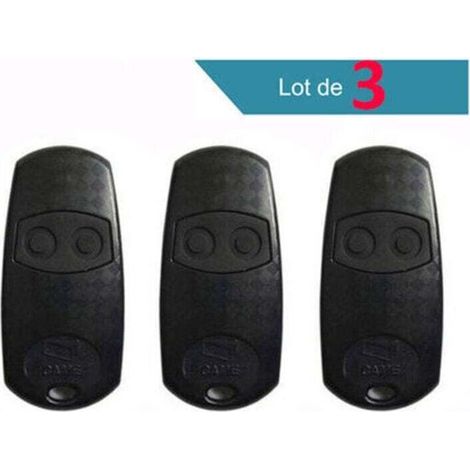 Télécommande Came Top432ev – Lot De 3 Pièces – Fréquence 433,92 Mhz – Portée Jusqu'à 150 Mètres – Compatible Portes De Garage Électriques