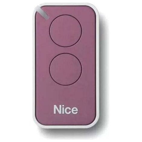 Émetteur Télécommande 2 Canaux Inti2l – Fréquence 433,92 Mhz – Portée 150 M Extérieur – Alimentation Pile Cr2032 – Compatible Avec Nice Flor-s1/s2/s4