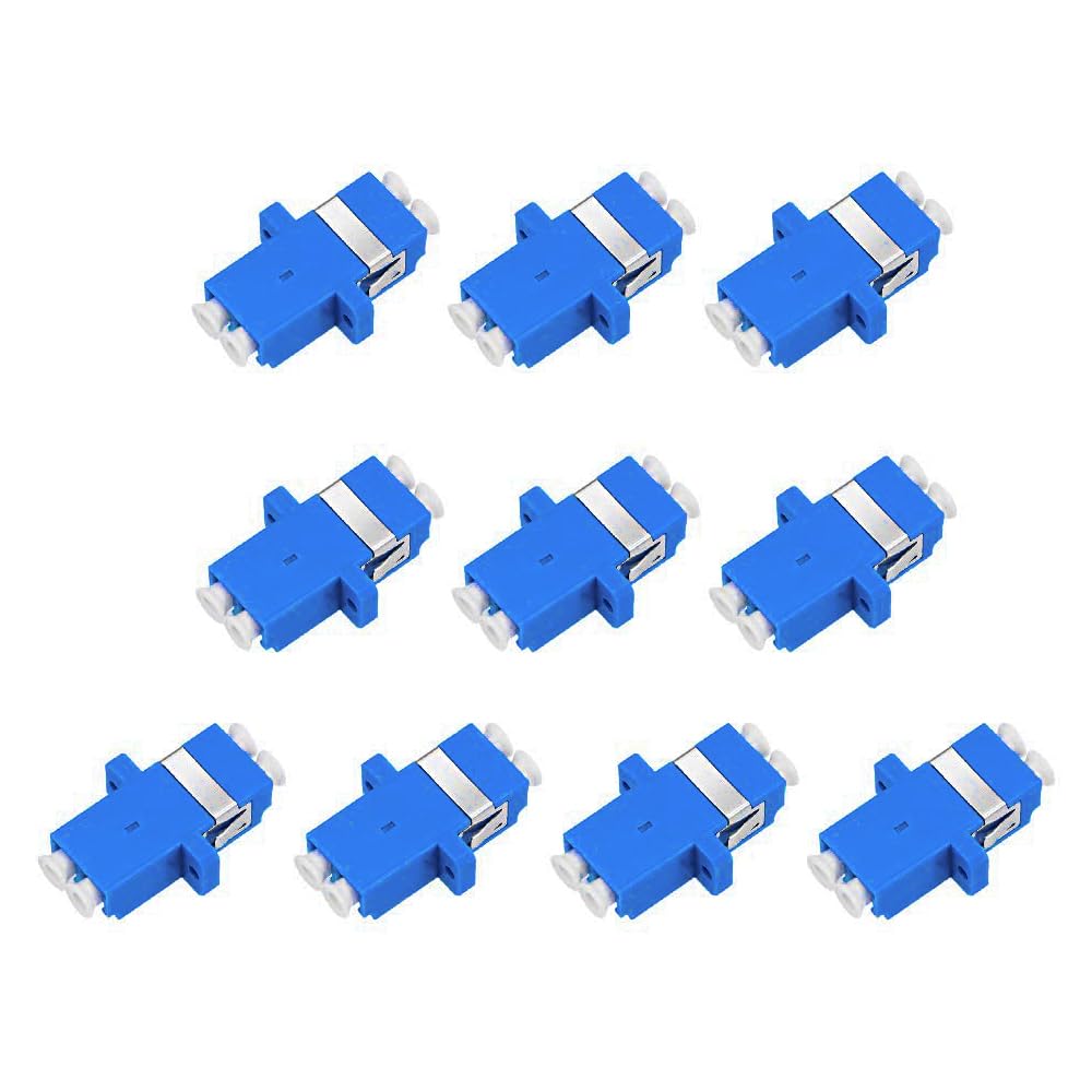 10-teiliger Lc-zu-lc-singlemode-upc-duplex-glasfaseradapter/lc-faserkoppler/seriell