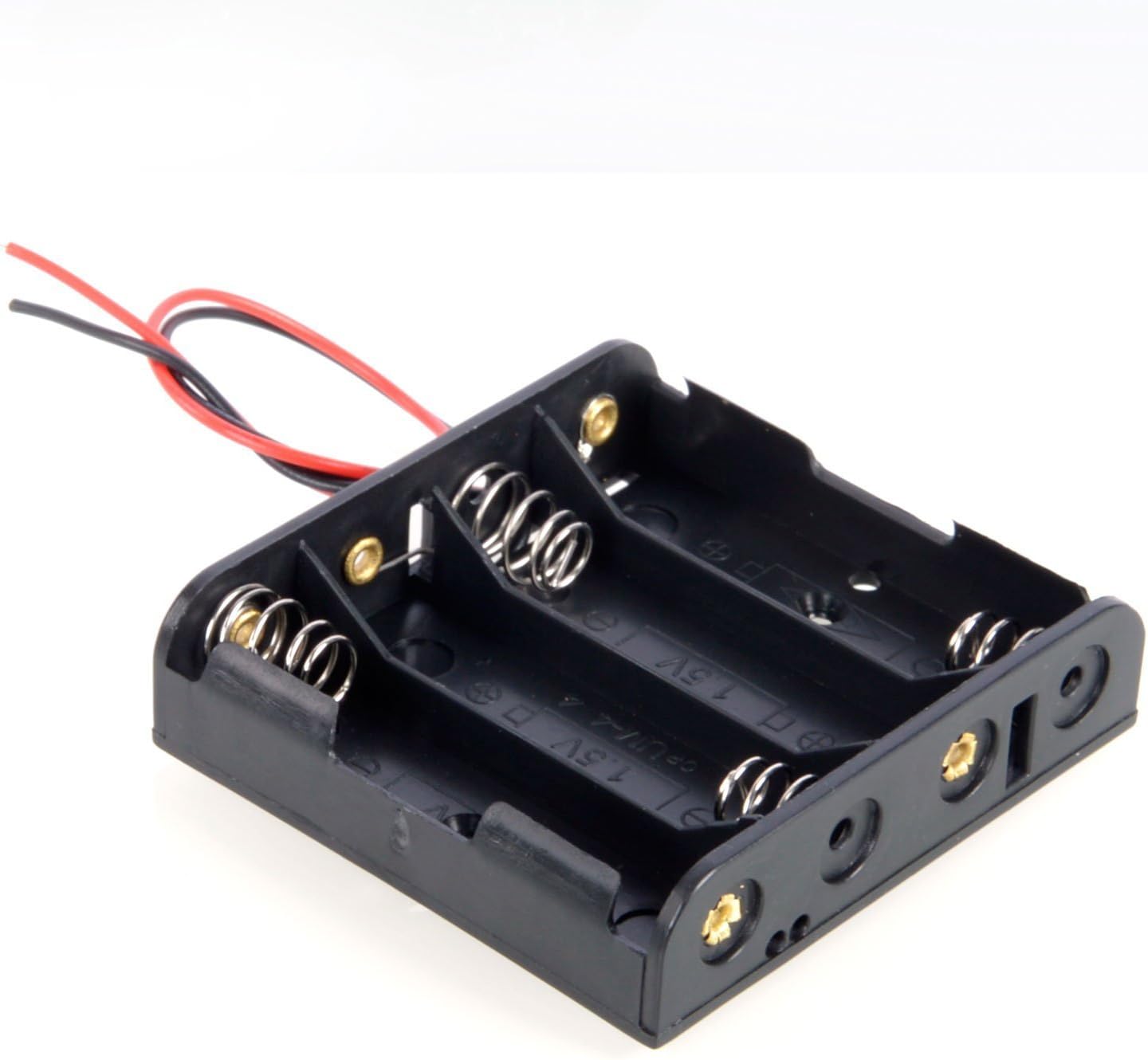 Batteriefach Für 4 X Aa 6v Batterien Mit Ein-/ausschalter Und Abdeckung