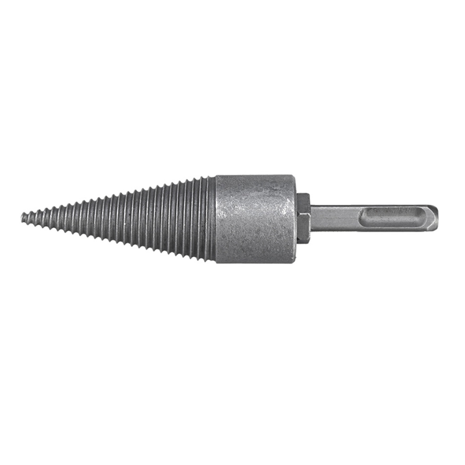 Holzspaltkegel Aus Kohlenstoffstahl Für Bohrmaschinen, 145 Mm, Kompatibel Mit Schlagbohrmaschinen, 3 Schaftaufnahmen 10 Mm