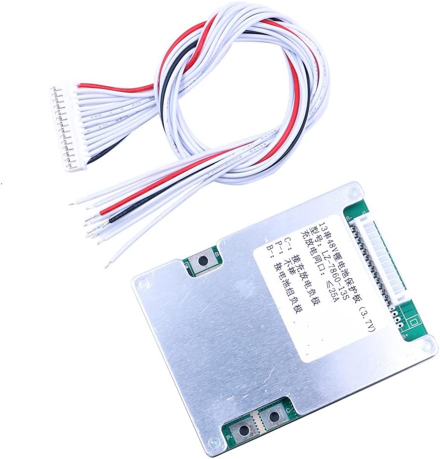 48v 25a 13er Serie Bms Pcb-schutzplatine Mit Balancierung Für 18650 Li-ionen-zellen