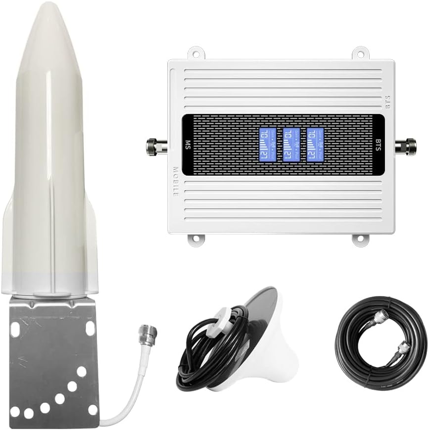 70-db-dreifrequenz-signalverstärker, Großer Frequenzbereich, Verstärker Mit Hoher Verstärkung, Lcd-anzeige Mit Led-anzeige