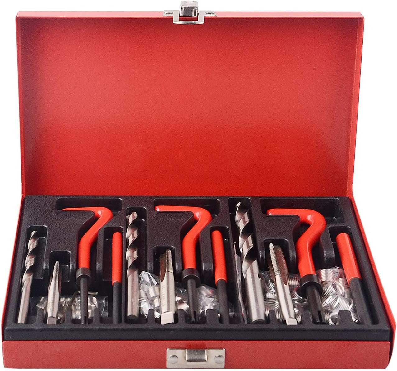 Helicoil 88-teiliges Gewindereparaturset M6 M8 M10 Gewindebohrer Und Bohrer