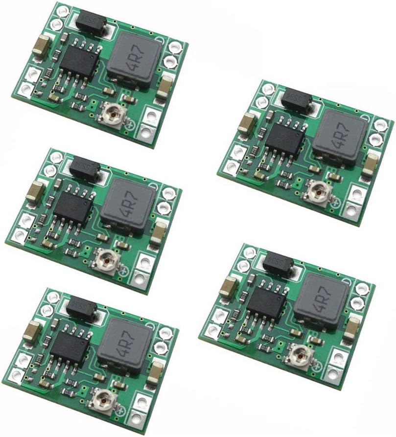 5 Stück Mp1584en Ultrakleiner Dc-dc 3a Abwärtswandler (24v Auf 12v, 9v, 5v, 3v) Für Arduino