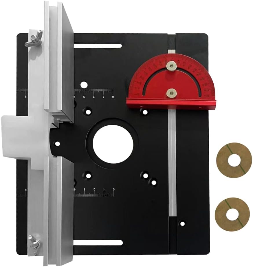 Einlegeplatte Für Frästische, Klappplatte Für Holzfräsmaschinen Aus Aluminiumlegierung (2)