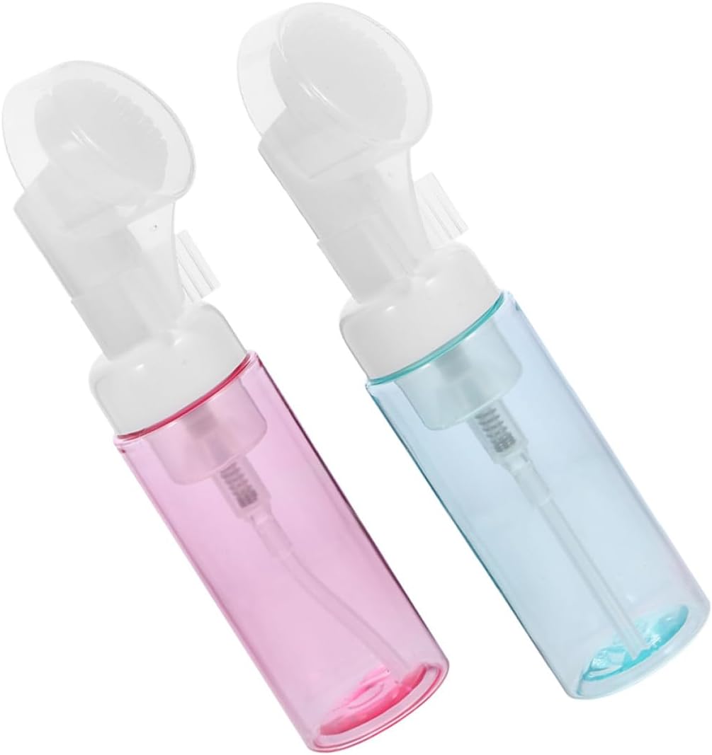 Set Mit 2 Transparenten 60-ml-schaumpumpenflaschen, Nachfüllbare Spender Für Schaumseife, Lotion Und Gel, Leichte Flaschen Für Reisen Und Den Täglichen Gebrauch