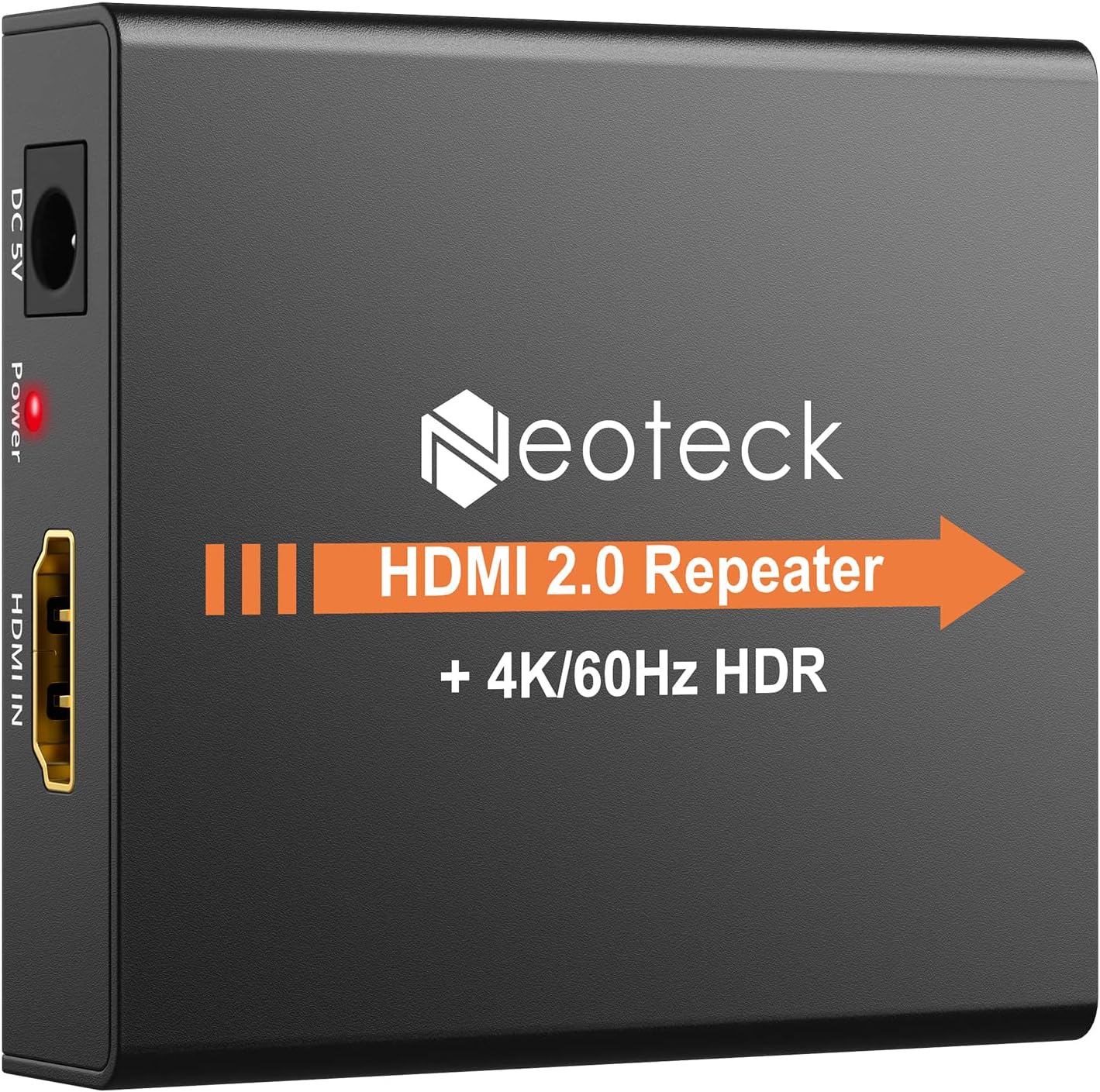 Hdmi-repeater 60m 4k 2160p 3d Hdmi-extender-booster Mini-metallgehäuse Für Pc, Dvd-player, Sky Hd-receiver, Ps3, Satellitenreceiver Und Ps4