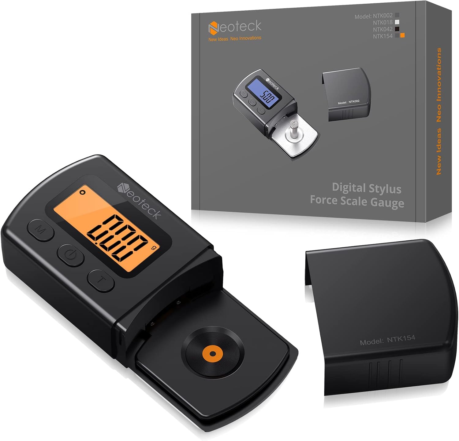 Digitale Tonabnehmerwaage 0,01 G – Nichtmagnetisch Mit Kalibriergewicht – Tonabnehmerwaage Mit Hintergrundbeleuchtetem Lcd-display – Nadelstärkenmesser – Audiophiles Zubehör & Dj-geschenk