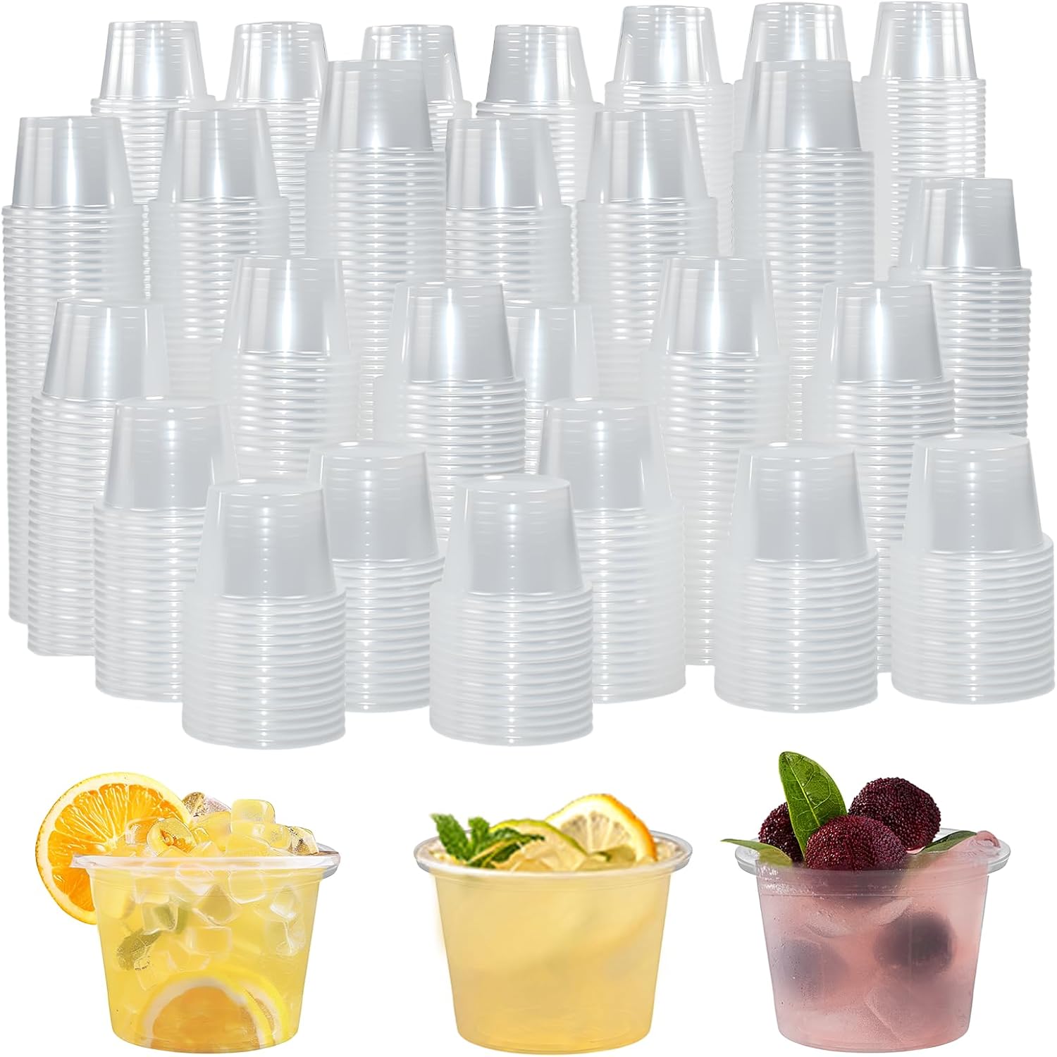 Packung Mit 1000 Schnapsgläsern, 25 Ml, Kurze, Durchsichtige Likörgläser, Schnapsgläser, Verkostungsbecher, Mini-gläser Für Partys