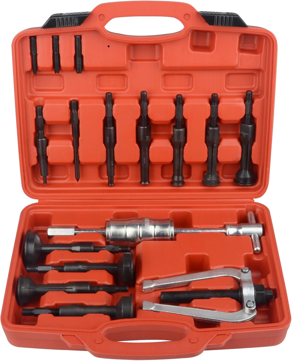 16-teiliges Innenlager-abzieher-set (6–59 Mm) Mit Gleithammer Und 3 Adaptern Für Die Autoreparatur